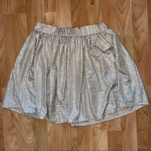 3 for $15//Champagne Gold Sparkle Skirt
